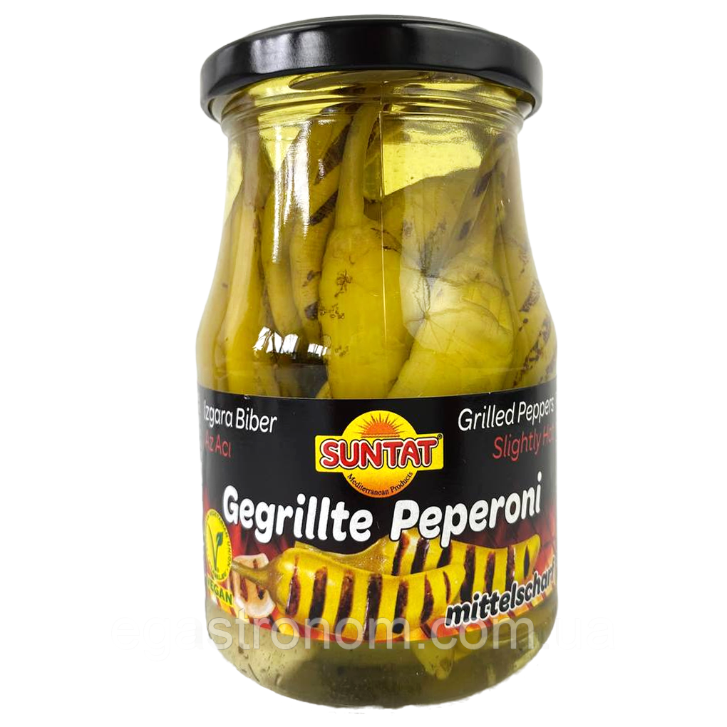 Перець маринований грецький на грилі Сунтат Suntat 120/320 10шт/ящ (Код: 00-00016498)