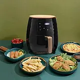Аерофритюрниця, аерогриль, мультипіч безмасляна Cheffinger CF-AFRY4.5 (1400 Вт, 4.5 л, 8 програм), фото 5