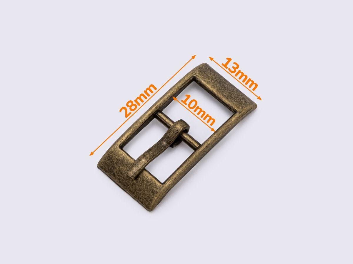 Пряжка 10мм Бронза (К-107)