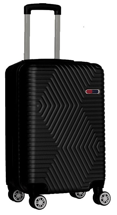 Валіза мала пластикова GD Polo 45L Чорний (60k001 small black)