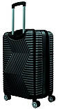 Валіза мала пластикова GD Polo 45L Чорний (60k001 small black), фото 3