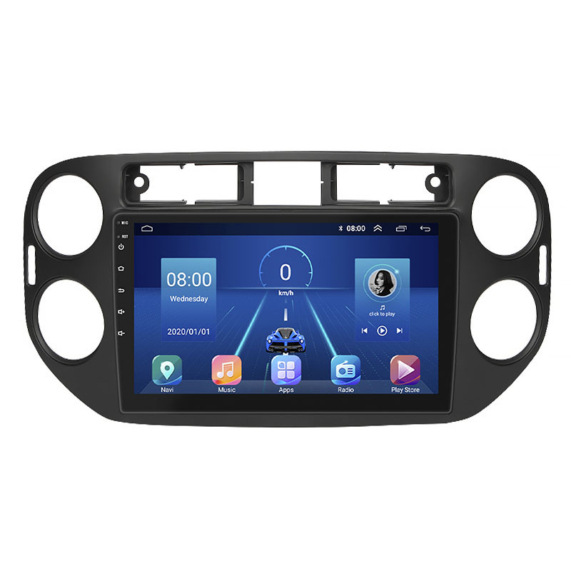 Штатна магнітола Lesko для Volkswagen Tiguan I Рестайлінг 2011-2017 екран 9" 4/64Gb 4G Wi-Fi GPS Top 3шт