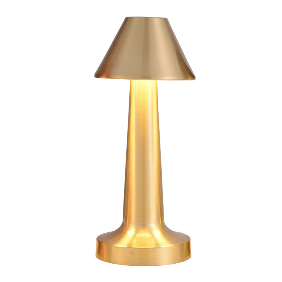 Настільна лампа металева з акумулятором EL-SD-018 Настільна сенсорна LED лампа, фото 1