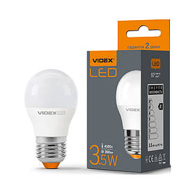 LED-лампа VIDEX G45e 3.5 W E27 4100 K VL-G45e-35274