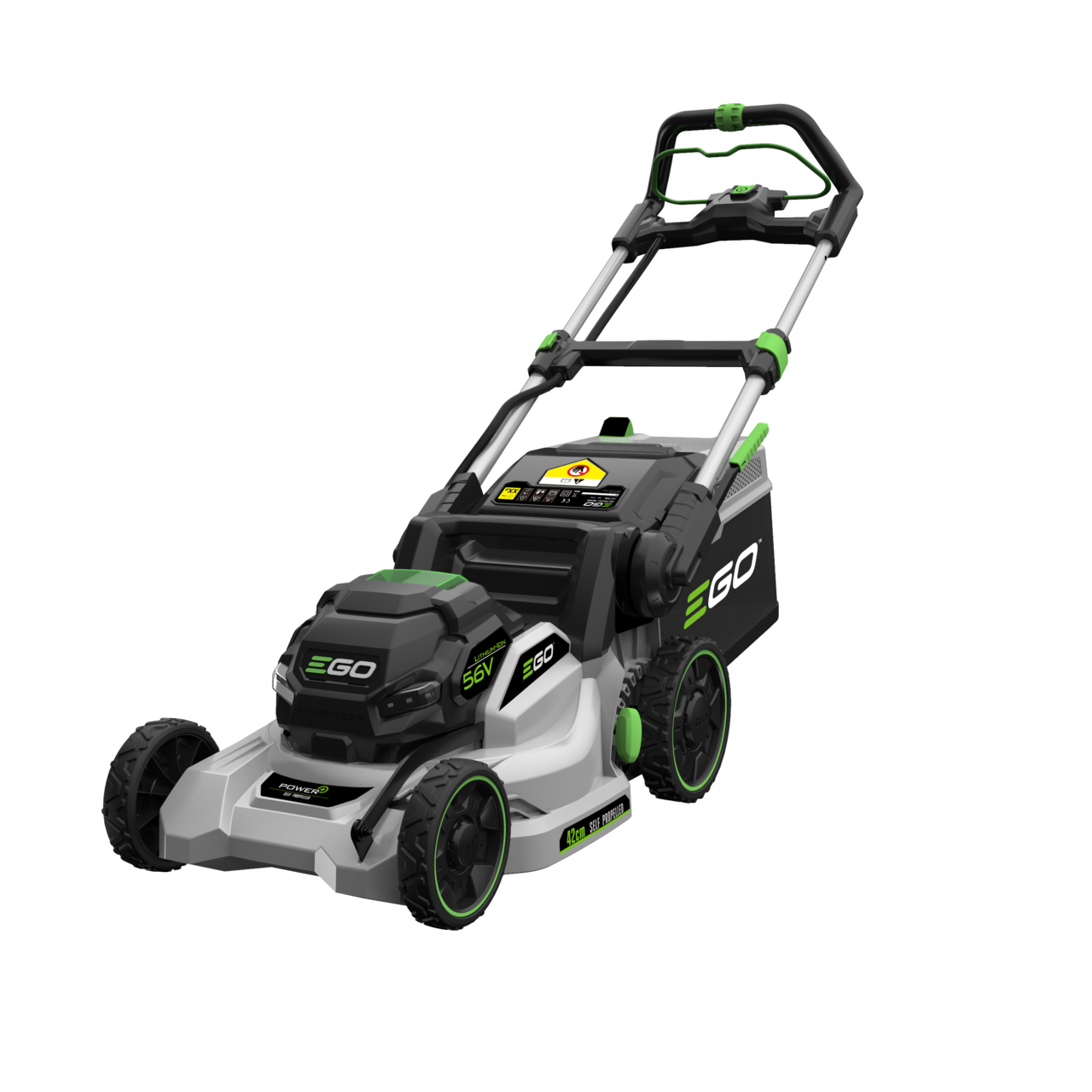 Газонокосарка акум. LM1702E-SP KIT, 56В, ширина зрізу 42см, самохідна, акум. 4А*год + зарядний пристрій