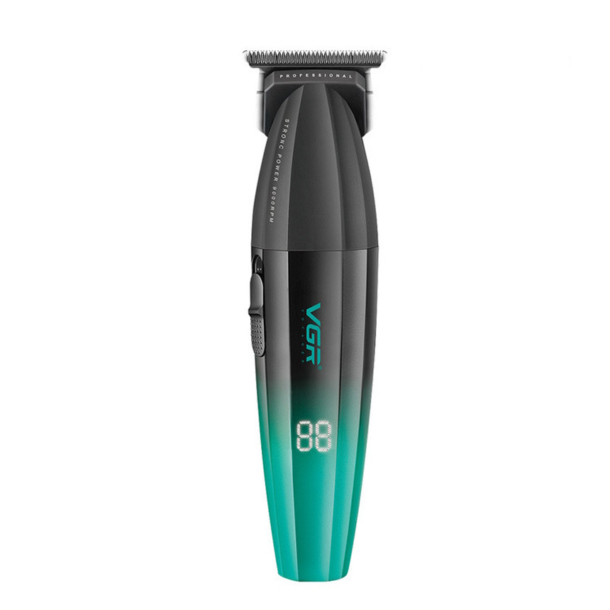 Професійний тример для окантовки і стрижки бороди VGR Professional Black&Green (V-906-GN)