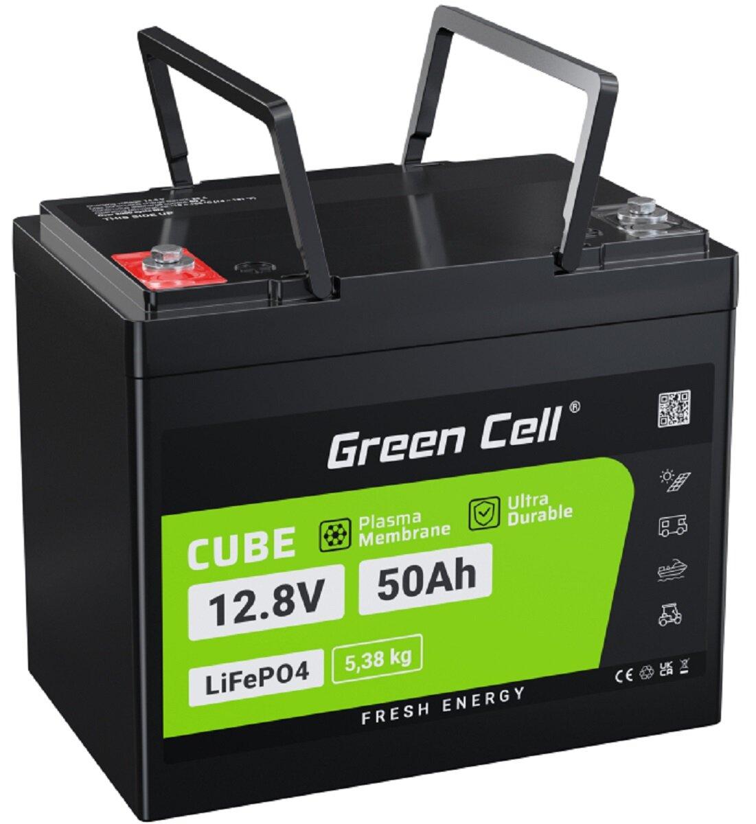 Акумулятор Green Cell LiFePO4 12V 12.8V 50Ah , Гарантія, фото 1