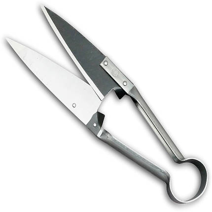 Ножиці для кущів та стрижки овець Due Buoi / Дуе Буаї 163/34C, вигнуті (Італія), фото 1
