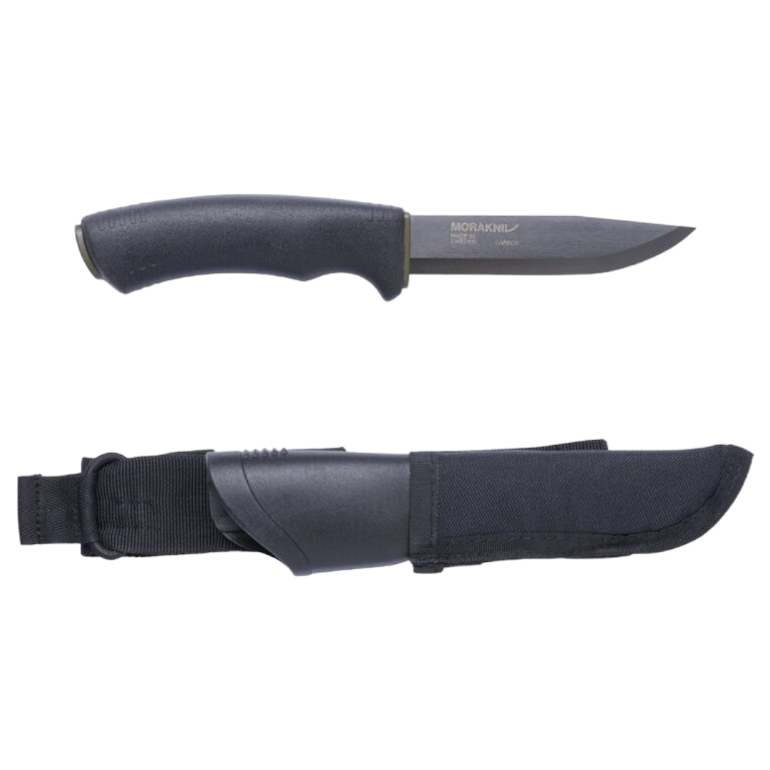 Ніж туристичний Morakniv Bushcraft Black Expert вуглецева сталь (12294)