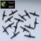 Відвод рибальський боковий вертоліт Orange Carp, фото 2