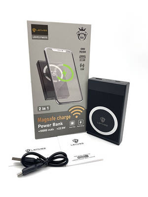 Power bank Lenyes MagsafePW017D 10 000mAh(22.5W PD20W Wireless 15W) 207664