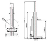 Автомобільний мобільний колонний електрогідравлічний підіймач, фото 2