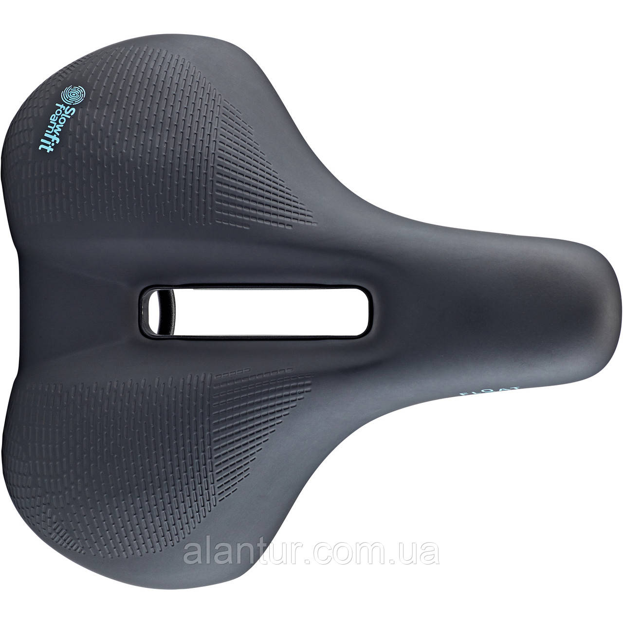 Сідло Selle Royal Float Relaxed Unisex для комфортного сидіння на міських велосипедах, 251 мм, піна memory foam.