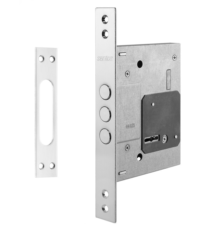 Замок додатковий SANTOS 1-WAY Lever 257L BS60 мм з відповідною планкою (Португалія)