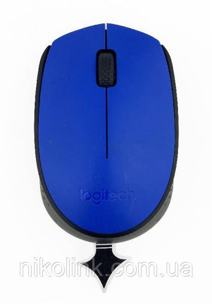 Мишка Logitech M171, Wireless, Blue/Black (Refurbished)
