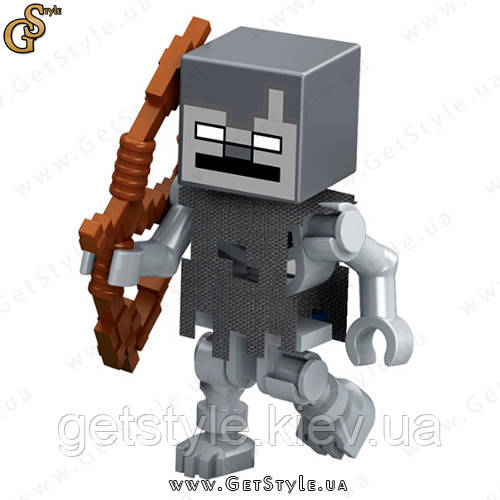 Фігурка Скелет Майнкрафт Minecraft Skeleton 4.5 см
