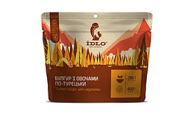 Бulgur з овочами по-турецьки Їдло, 90 г - сублімована їжа для швидкого приготування 400 г