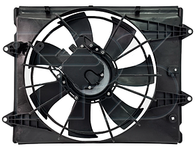 Вентилятор радіатора Honda Civic 10 SDN/COUPE 16-21 (у зборі) Fps лопастей 7, роз'єм прямокут.