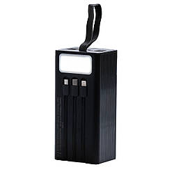 Повербанк з дисплеєм 50000 мАч із зовнішньою зарядкою, повербанк для телефону з тайп си