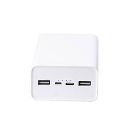 Повербанк Power Bank 30000mAh Fast Charging Version White із швидкою зарядкою для телефону
