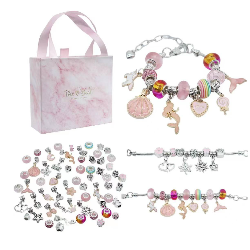 Набір для створення прикрас для дівчинки PANDORA THE BEST РОЖЕВИЙ.