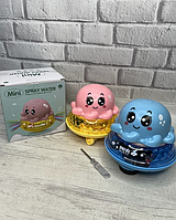 Іграшка для ванни Восьминіг-фонтанчик 2 в1 зі світловими та звуковими ефектами. 7018