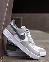 Nike Air Force White Silver 41