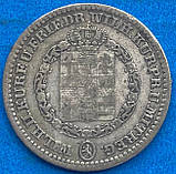 Монета Германії Гессен 1/6 талера 1838 р, фото 2