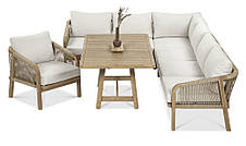 Садові меблі для тераси будинку Furrore Marigold Dining, фото 2