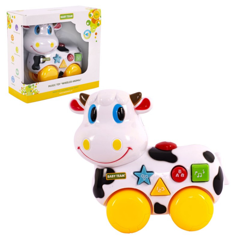 Іграшка музична «Тварина-каталка» Baby team 8641, фото 1