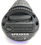 Портативна Bluetooth колонка SP-335204 М black (світломузика, 28 см, мікрофон у комплекті), фото 4