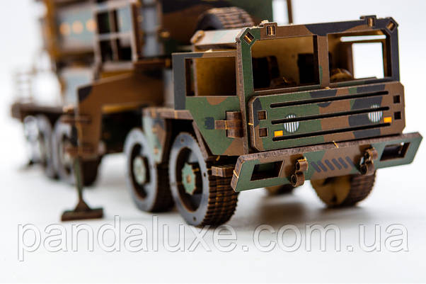 Дерев'яний 3D конструктор ЗРК Patriot 160 деталей Патріот, фото 4