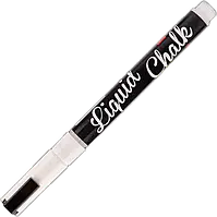 Крейдяний маркер (3мм, білий) Santi 390781