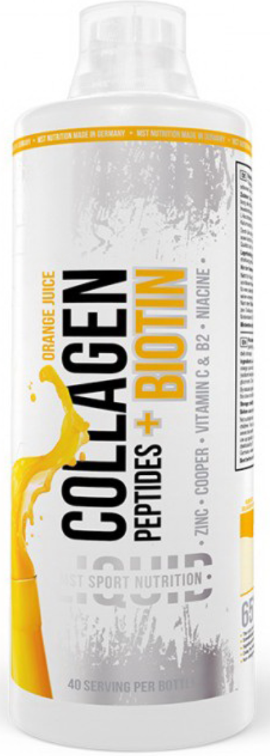 Колаген для волосся та шкури MST Сollagen Peptides + Biotine 1000гр апельсин, фото 1