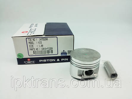 Поршень двигуна NISSAN K15 TIK, Taiwan +1,00 № 12010FU320, 12010-FU320, фото 1
