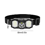 Налобний ліхтар з потужним світлом на 4 режима, фото 3