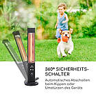 Інфрачервоний електричний обігрівач Blumfeldt Heat Guru Plus Black, 1,2 кВт, фото 7