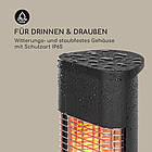 Інфрачервоний електричний обігрівач Blumfeldt Heat Guru Plus Black, 1,2 кВт, фото 5