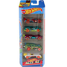 Hot Wheels Action HTV45 Набір машинок Хот Вілс 5 шт