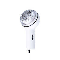 Ручна машинка для стрижки катишок на одязі електричний триммер для видалення ковтунців від мережі SK-879 Білий