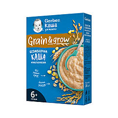 Безмолочна каша Gerber Мультизлакова з 6 місяців, 250г.(Гербер)