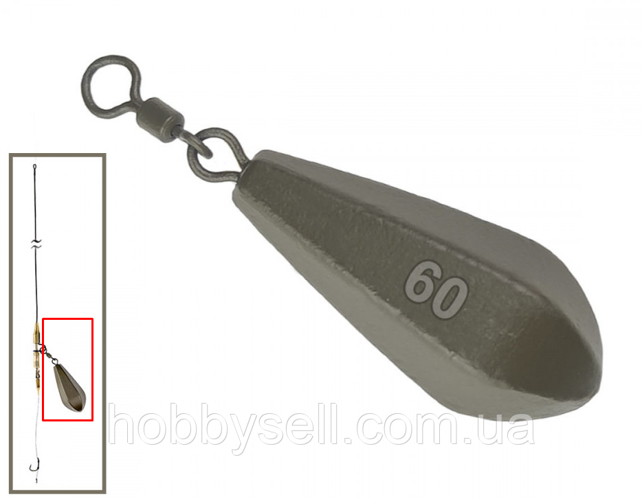 Коропове грузило Горизонт (60г - 120г) Вантаж для коропового лову (Грузила короп), фото 1