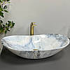 Умивальник (раковина) VBI TURIN GRANIT GLOSSY накладний, фото 4