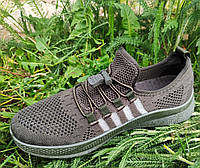 Кроссовки мужские летние хаки сетка Кросівки чоловічі літні хакі сітка (Код: 3406)