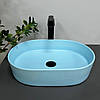 Умивальник (раковина) VBI VERONA 50 BLUE MATT накладний, фото 4