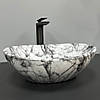 Умивальник (раковина) VBI PARMA STATUARIO BLACK VEINS GLOSSY накладний, фото 4