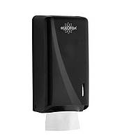 Диспенсер Rulopak для туалетного паперу в пачках, пластиковий, чорний, 14*12,6*28см.