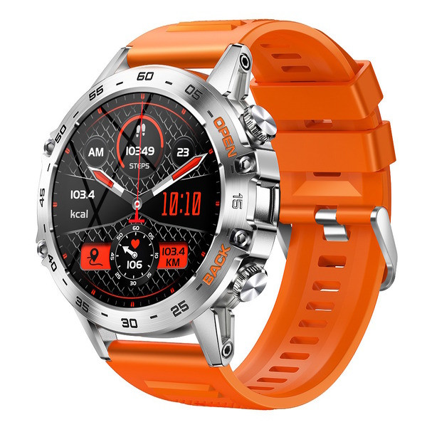 Смарт годинники Smart Delta K52 Silver Orange, 2 ремінці