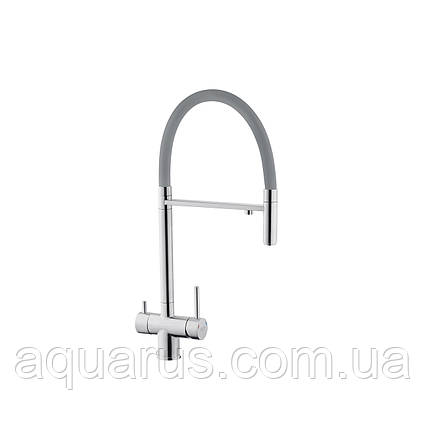 Змішувач для кухні з підключенням до фільтра Kroner KRP Edelstahl Klassisch - ESG03815GRA, фото 1