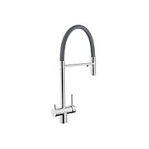 Змішувач для кухні з підключенням до фільтра Kroner KRP Edelstahl Klassisch - ESG03815GRA, фото 4